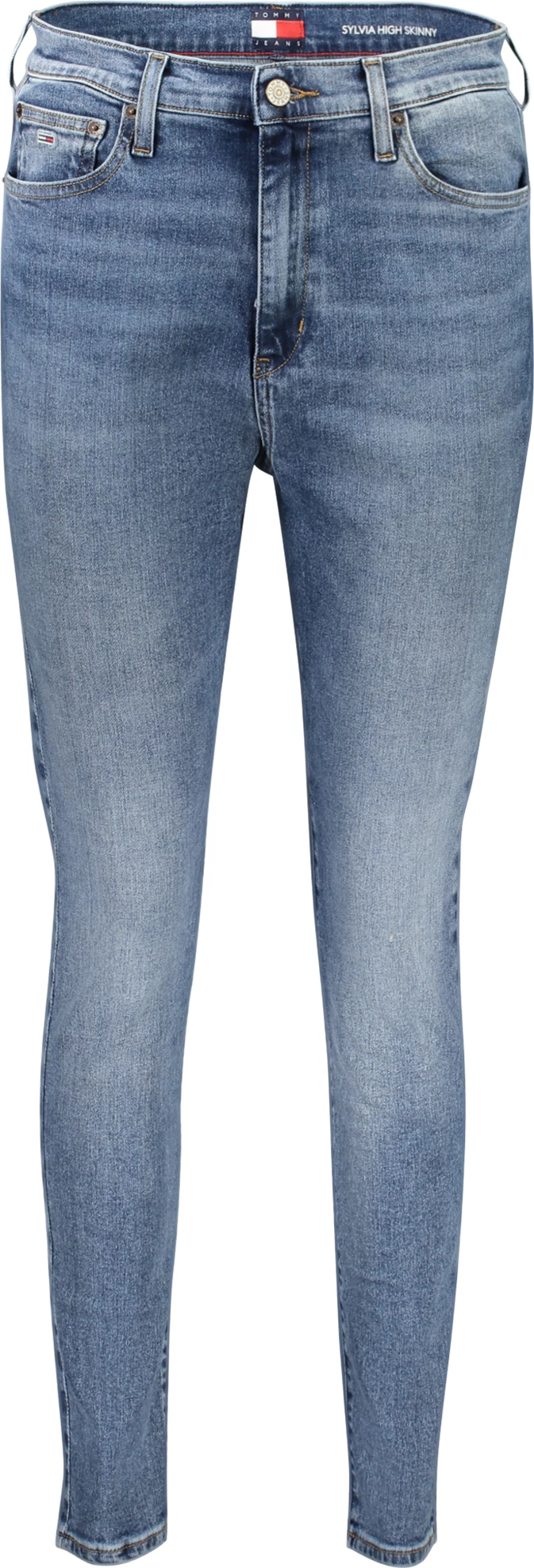 Pantallona xhins Tommy Hilfiger Sylvia High Skinny femra, kaltër