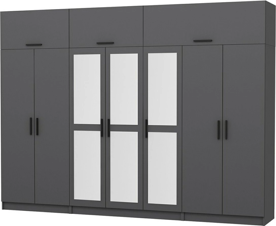 Dollap Skye Decor, ngjyrë antracit, 5190