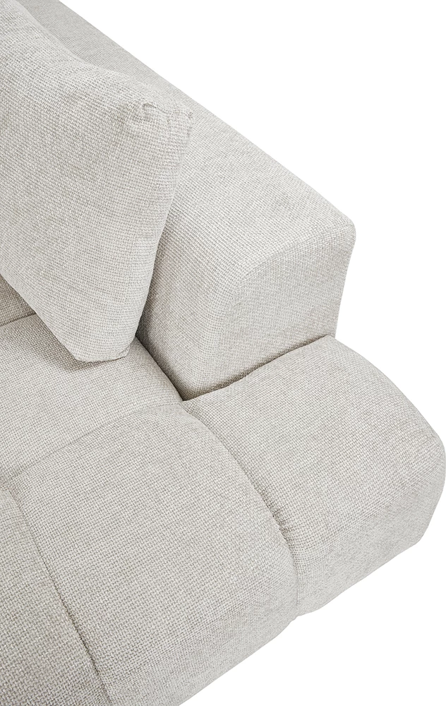 Kënd divani TOMOS, kënd i majtë, ngjyrë bezhë LEGASY 15, 298x200x85cm