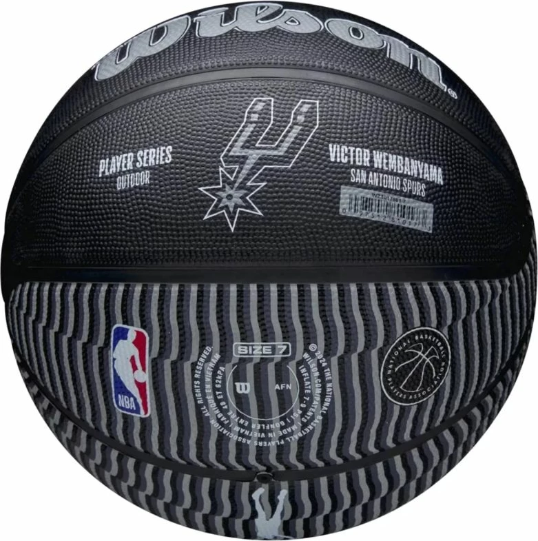Top për basketboll Wilson, i zi
