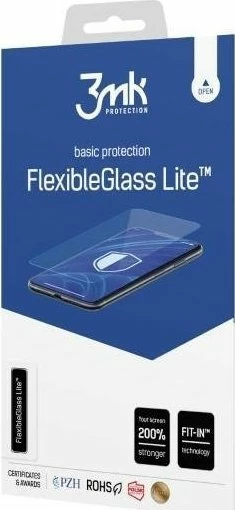 Xham mbrojtës hibrid 3MK FlexibleGlass Lite për Samsung Galaxy A24 4G, 0.16 mm