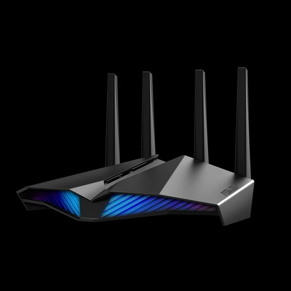 Router ASUS RT-AX82U, wireless, Gigabit Ethernet, Dual-band (2.4 GHz / 5 GHz), i zi