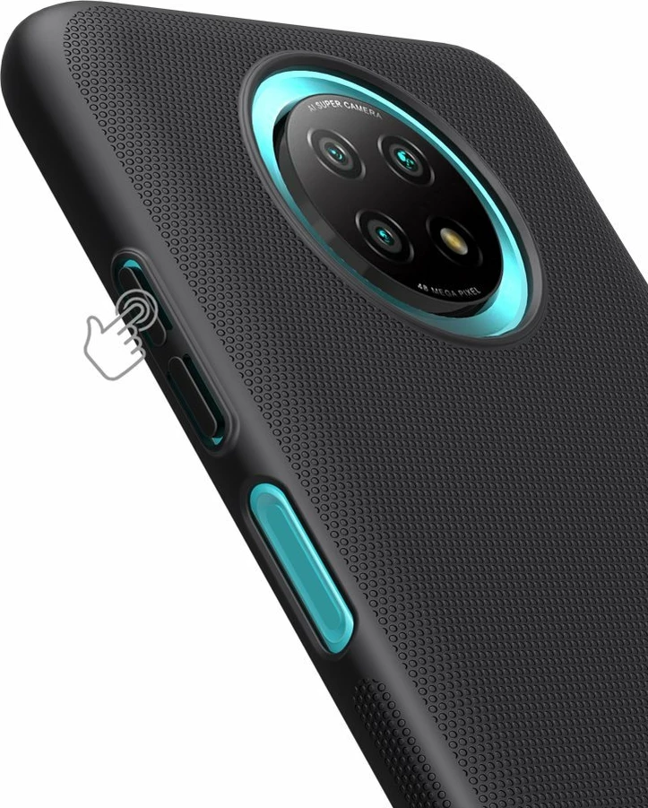 Mbështjellës Nillkin Super Frosted Shield për Xiaomi Redmi Note 9T 5G, i zi