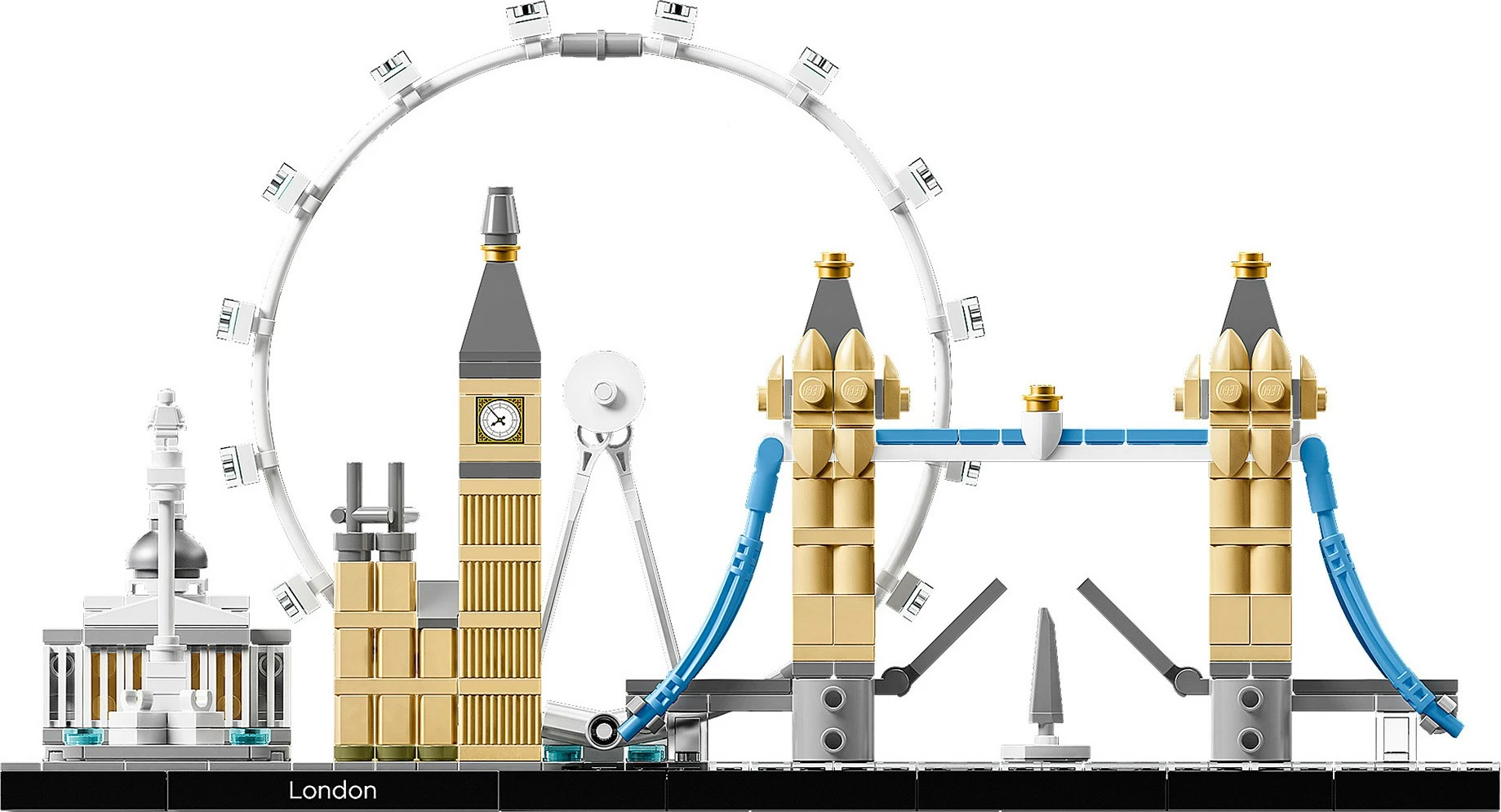 Set ndërtimi LEGO Architecture London 21034, 468 pjesë, shumëngjyrësh