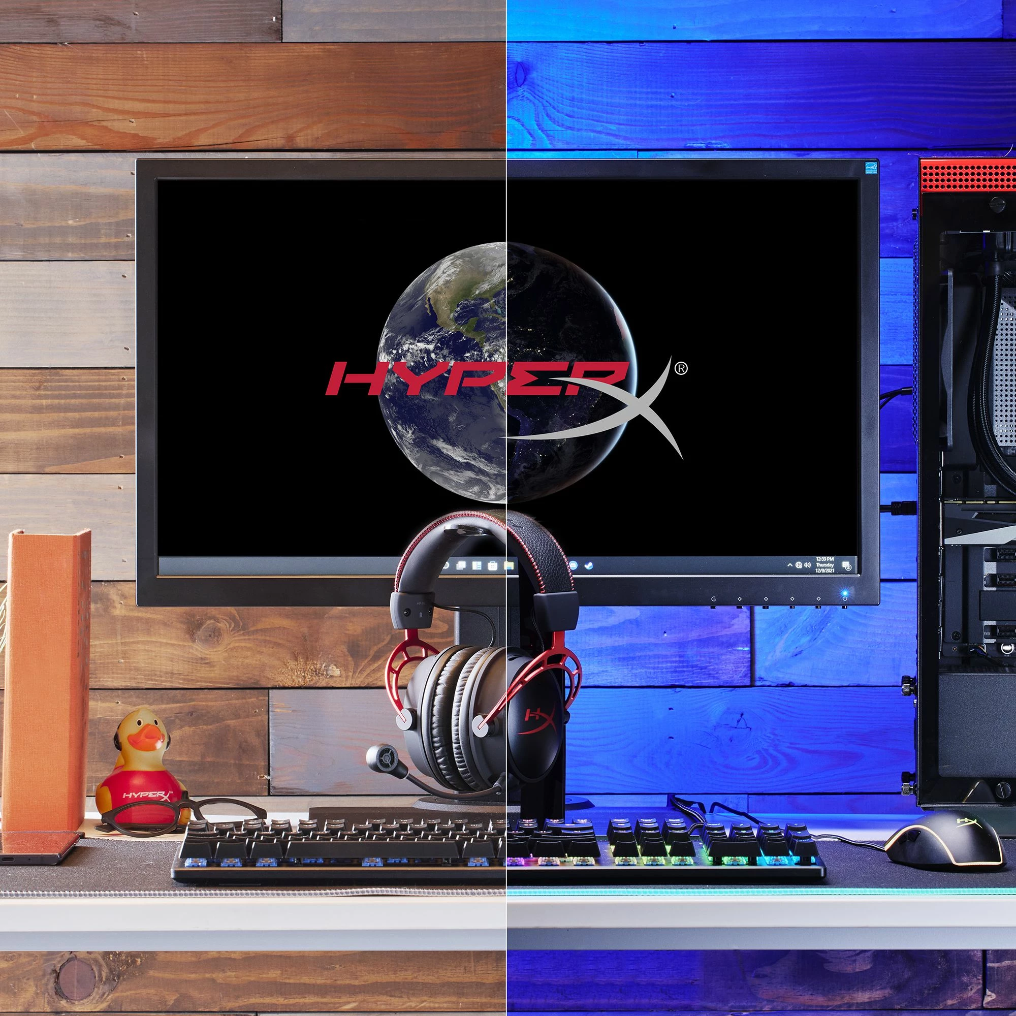 Kufje gaming wireless HyperX Cloud Alpha Wireless (4P5D4AA), bateri 300 orë, mikrofon i shkëputshëm, DTS HeadphoneX, kuqe