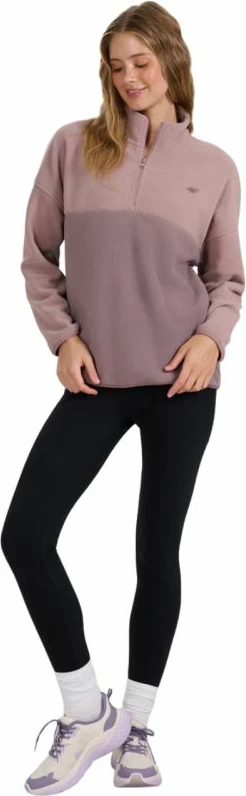 Duks fleece për femra 4F, vjollcë/rozë