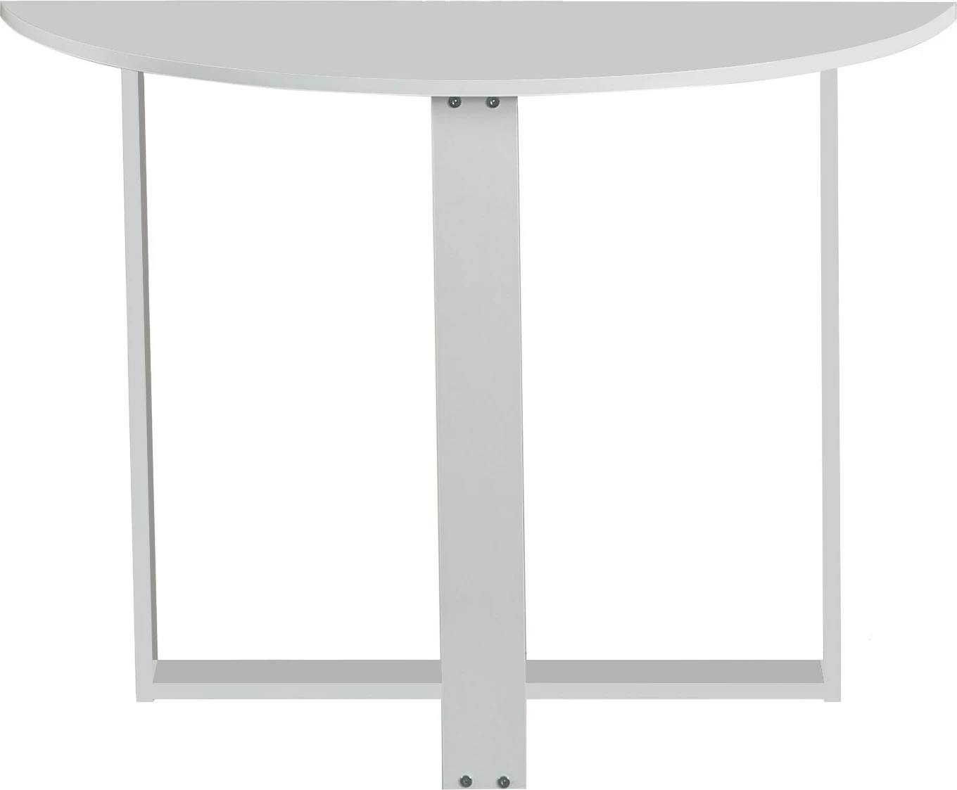 Tavolinë studimi Hanah Home, mesatare, ngjyrë e bardhë shkëlqyese