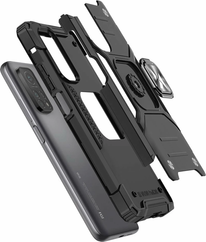 Mbështjellës Wozinsky Ring Armor me kickstand për Samsung Galaxy A72, Rozë