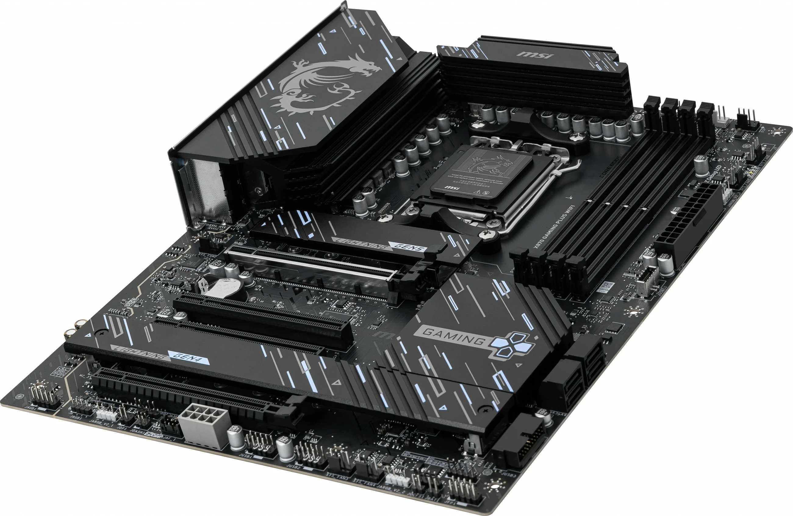 Pllakë amë MSI X870 GAMING PLUS WIFI, Socket AM5, DDR5, 128 GB, e zezë