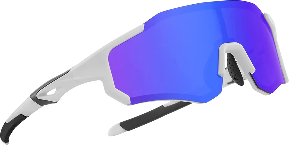 Syze sportive Rockbros 10183 me lente të polarizuara, Blu