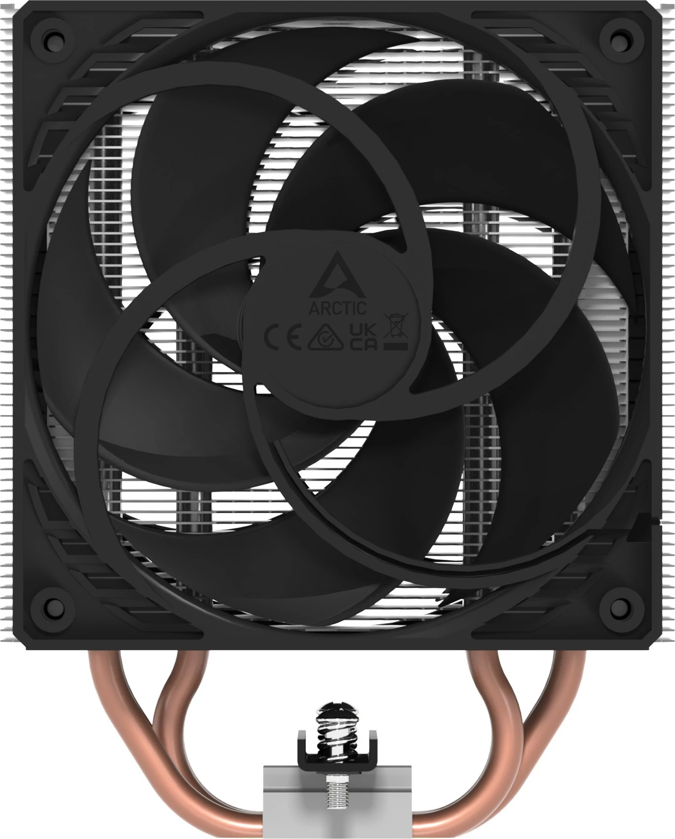 Kuler për CPU ARCTIC Freezer 36, Air cooler, 12 cm, 200-1800 RPM, Ngjyrë e zezë, argjend