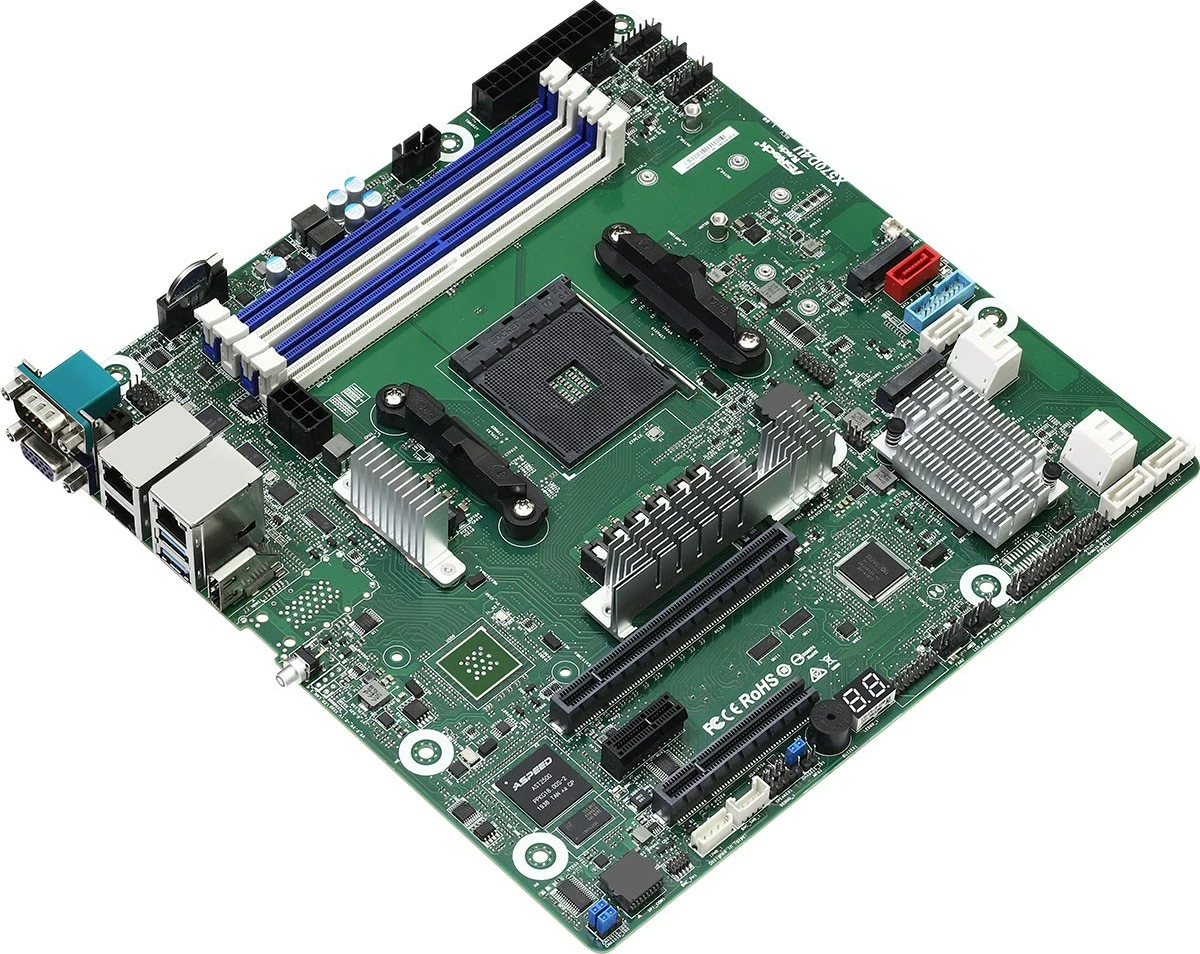 Pllakë amë Asrock X570D4U, Socket AM4, micro ATX