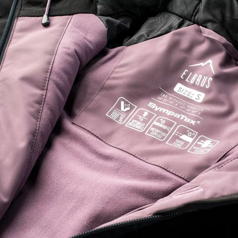 Jakne për femra Elbrus, e zezë