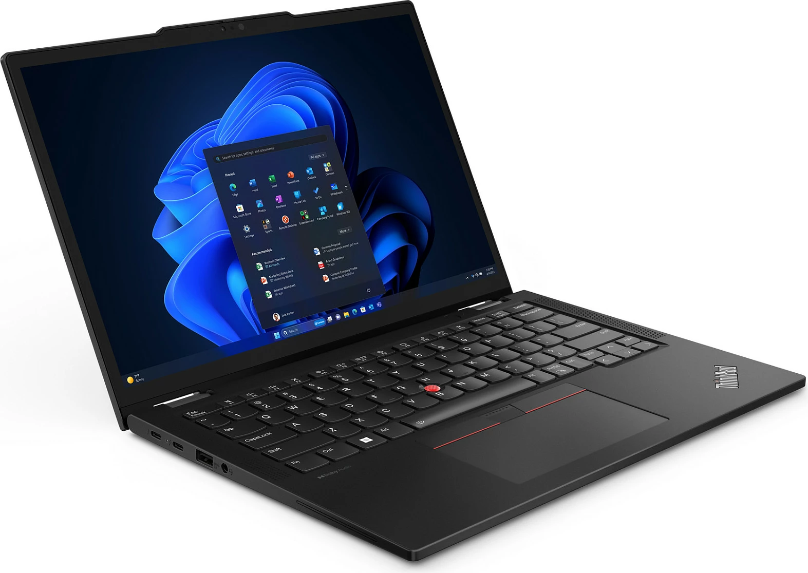 Laptop Lenovo ThinkPad X13 2-in-1 Gen 5, Intel Core Ultra 5, 16 GB RAM, 512 GB SSD, Ekran 13.3", Ngjyrë e zezë