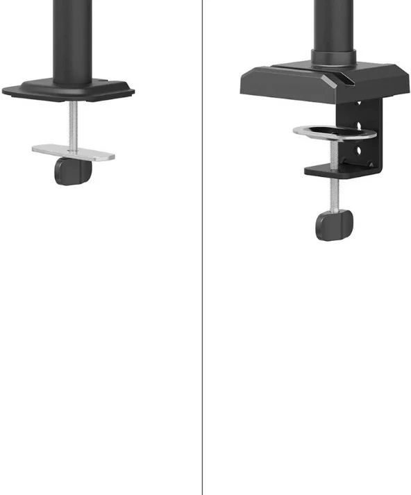 Krah monitori Neomounts DS60-600BL1, për tavolinë, Çelik, i zi