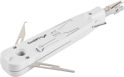 Thikë për krimpin dhe shqyrtimin e kabllave Lanberg NT-0001, e bardhë