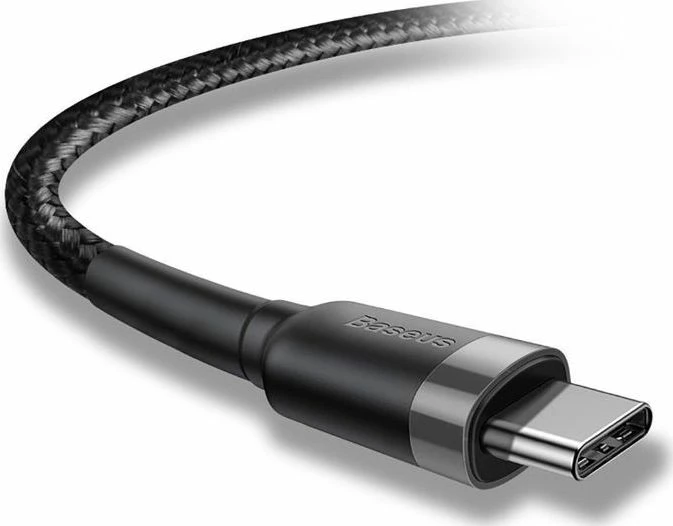 Kabllo USB-C në USB-C Baseus Cafule CATKLF-GG1 1 m Quick Charge 3.0/PD E zezë