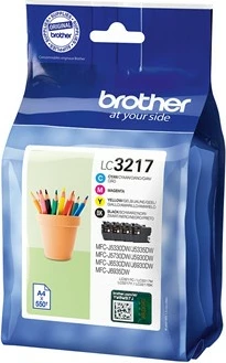 Toner Brother LC-3217, 550 faqe, Ngjyra të ndryshme