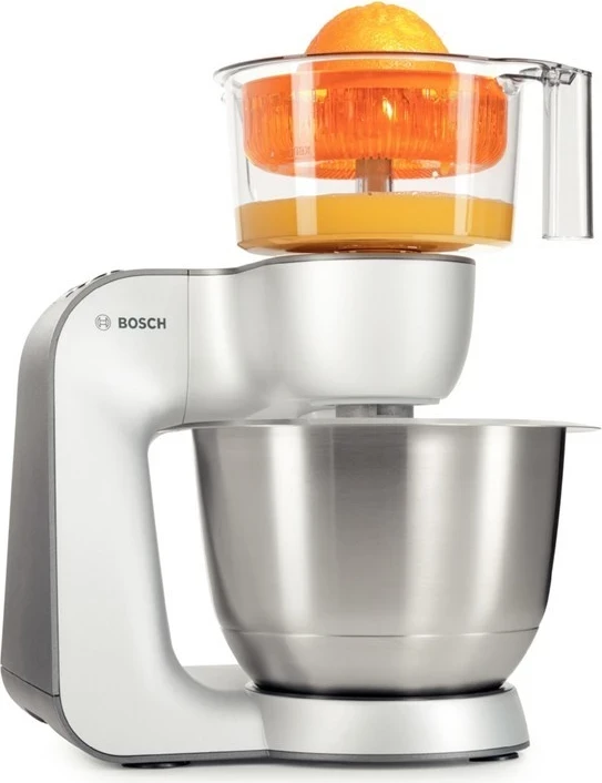 Pajisje përpunuese ushqimesh Bosch MUM 54251, 900W, 3.9 L, çelik inox, e bardhë