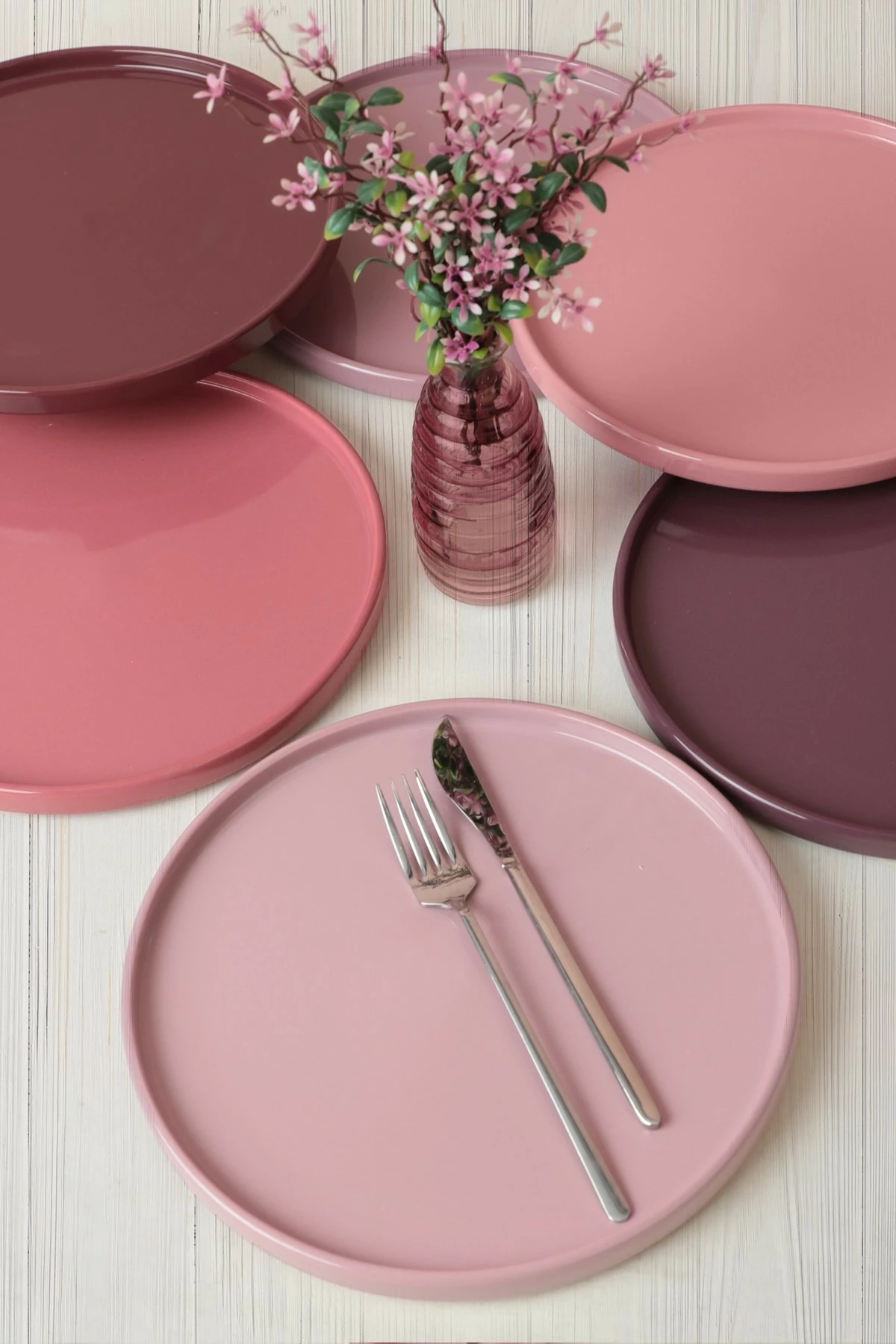 Set pjatash shërbimi, shumëngjyrëshe, 27cm (6 copë), Hermia Concept, ST038206F18XA000000MATSS00