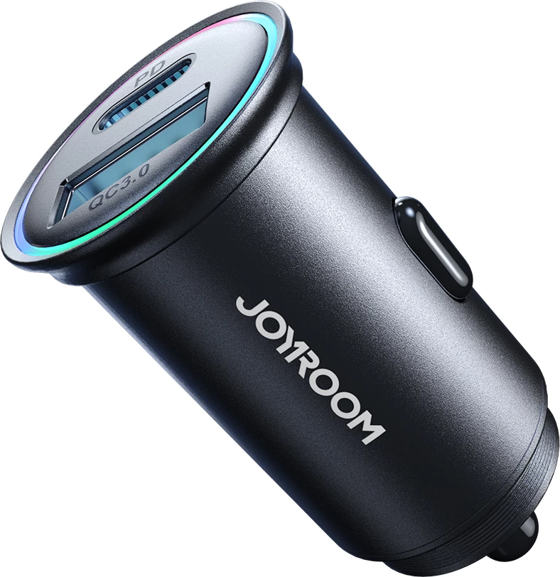 Karikues veture Joyroom JR-CCN04, 60W, 2 porta USB-A/USB-C, zi