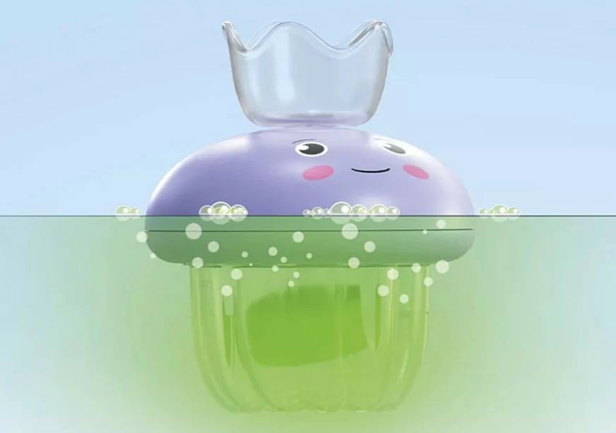 Set lodrash uji Playmobil Junior Aqua 71439, familja e meduzave shumëngjyrëshe, 9 pjesë