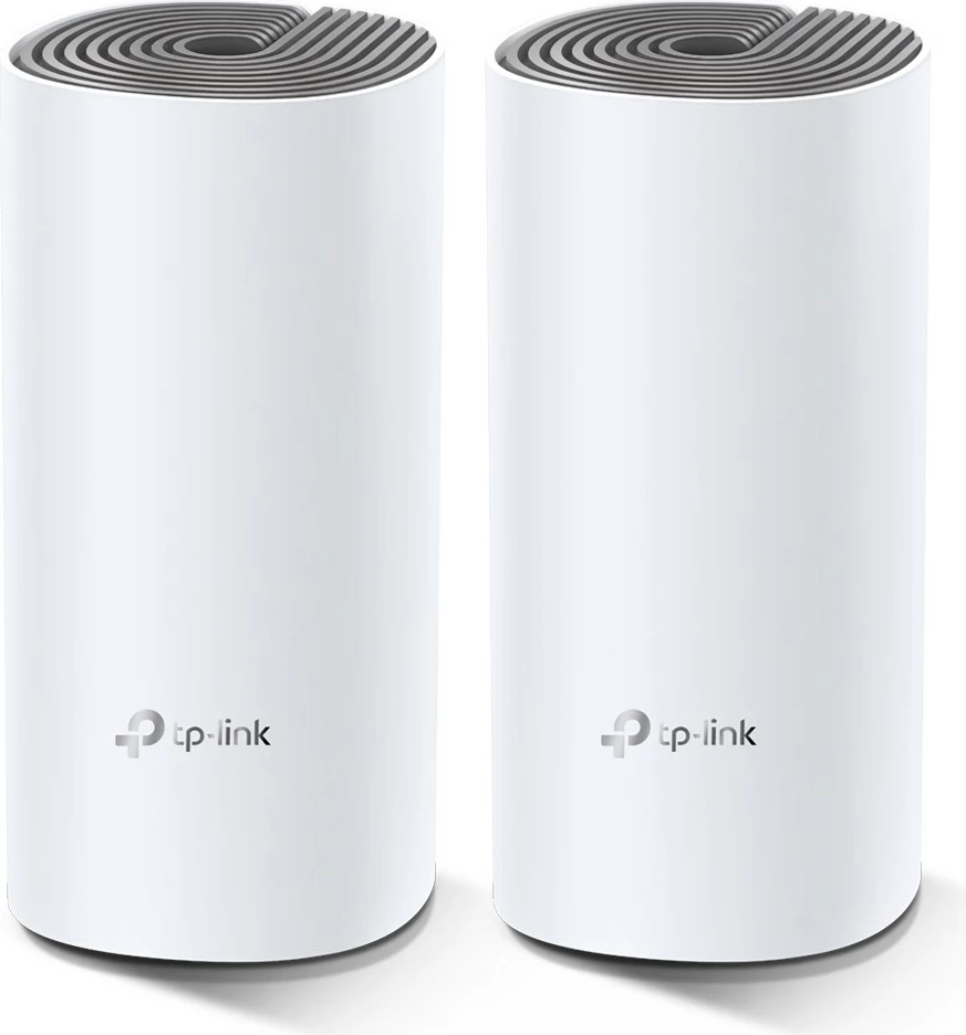 Router TP-Link Deco E4, Mesh-WLAN, 2-Pack, AC1200, Bardhë
