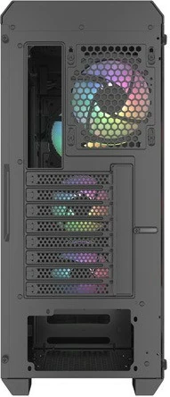 Kasë Genesis Irid 505 V2 ARGB, Midi Tower, 4x ARGB fan, ATX/Micro ATX/Mini ITX, e zezë