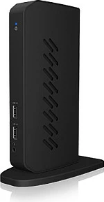 Docking station ICY BOX IB-DK2252AC, USB 3.2 Gen 1 Type-C, 2x HDMI, 6x USB, Ethernet, 4K Ultra HD, e zezë