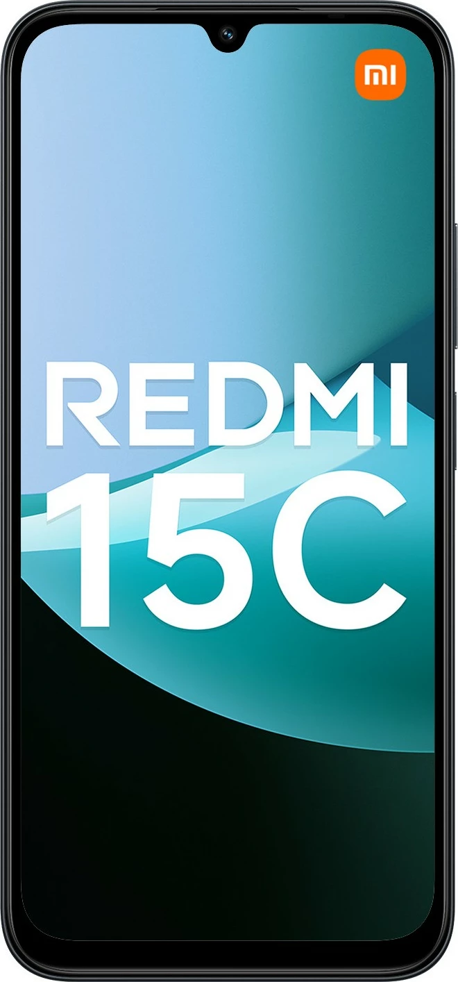 Celular Xiaomi Redmi 15C, 4GB RAM, 256GB, dual sim, midnight black