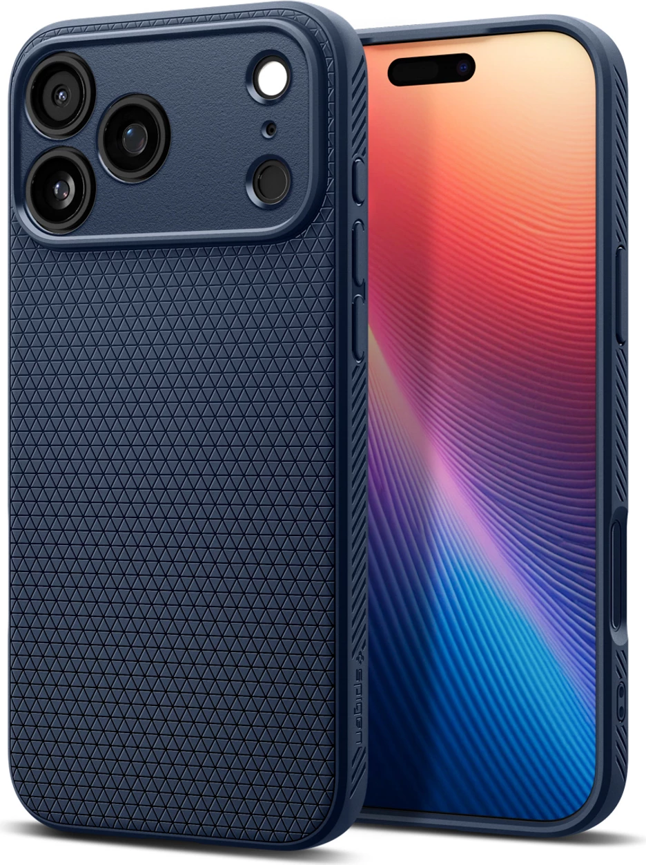 Mbështjellës Spigen Liquid Air për iPhone 17 Pro, Blu