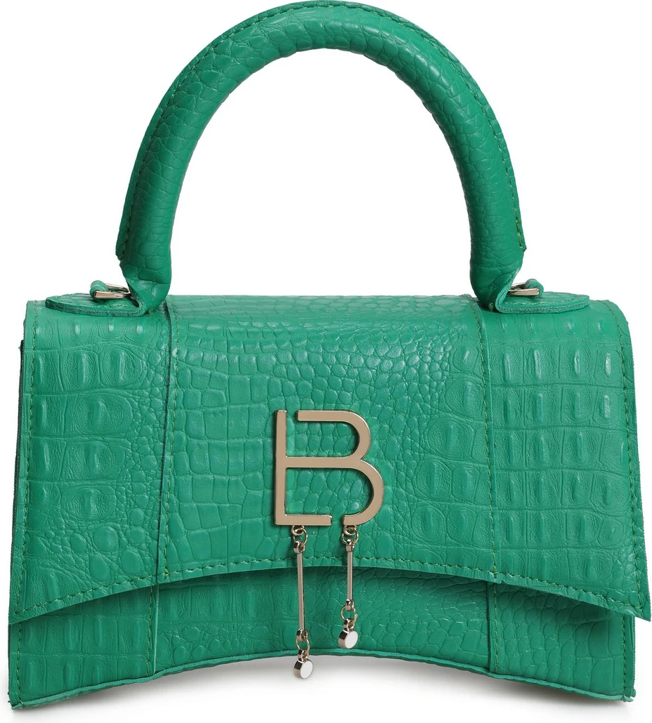 Çantë dore Lucky Bees, ngjyrë e gjelbër, 1224
