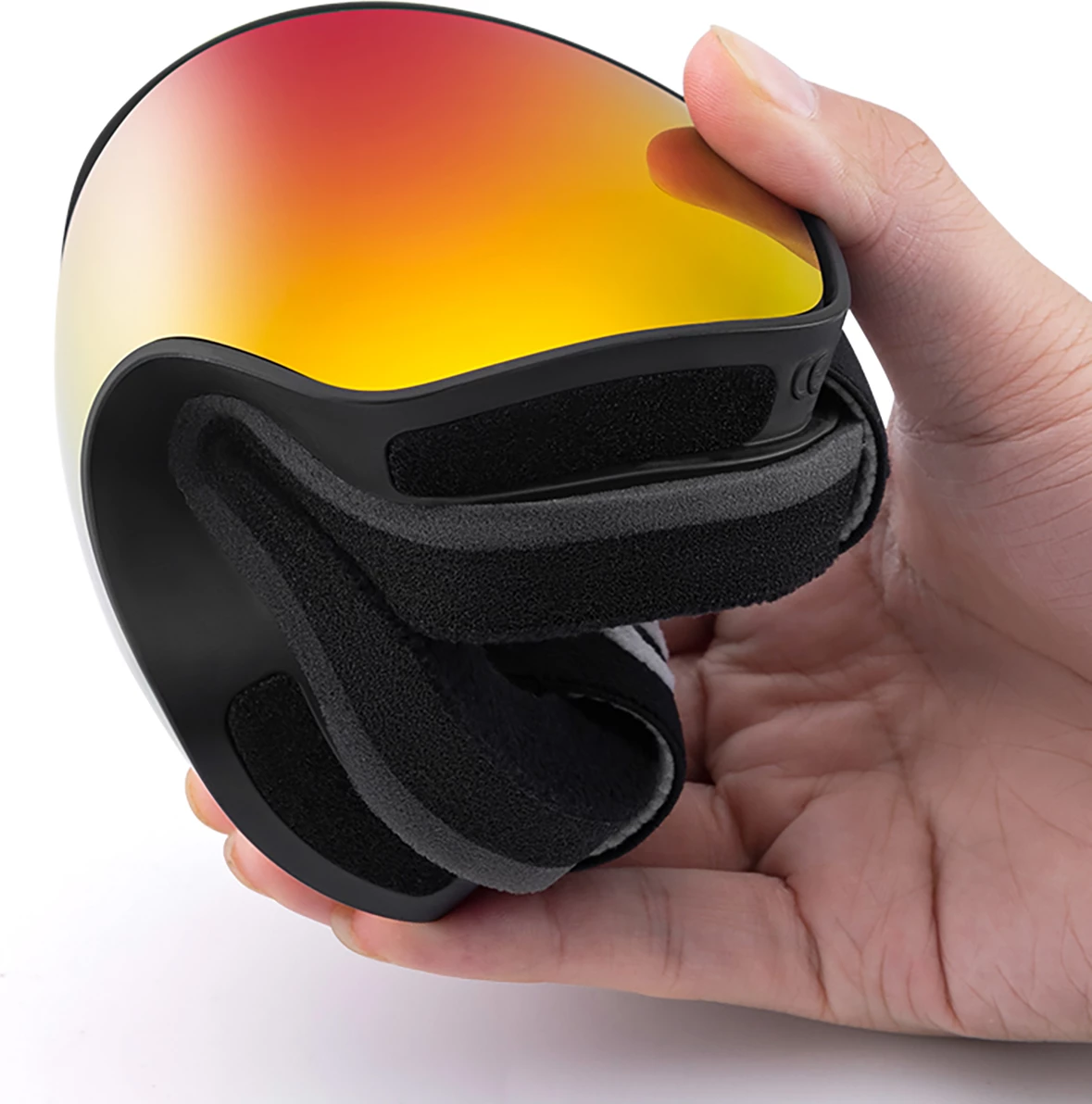 Syze skijimi Qunature për fëmijë, M/L, të zeza