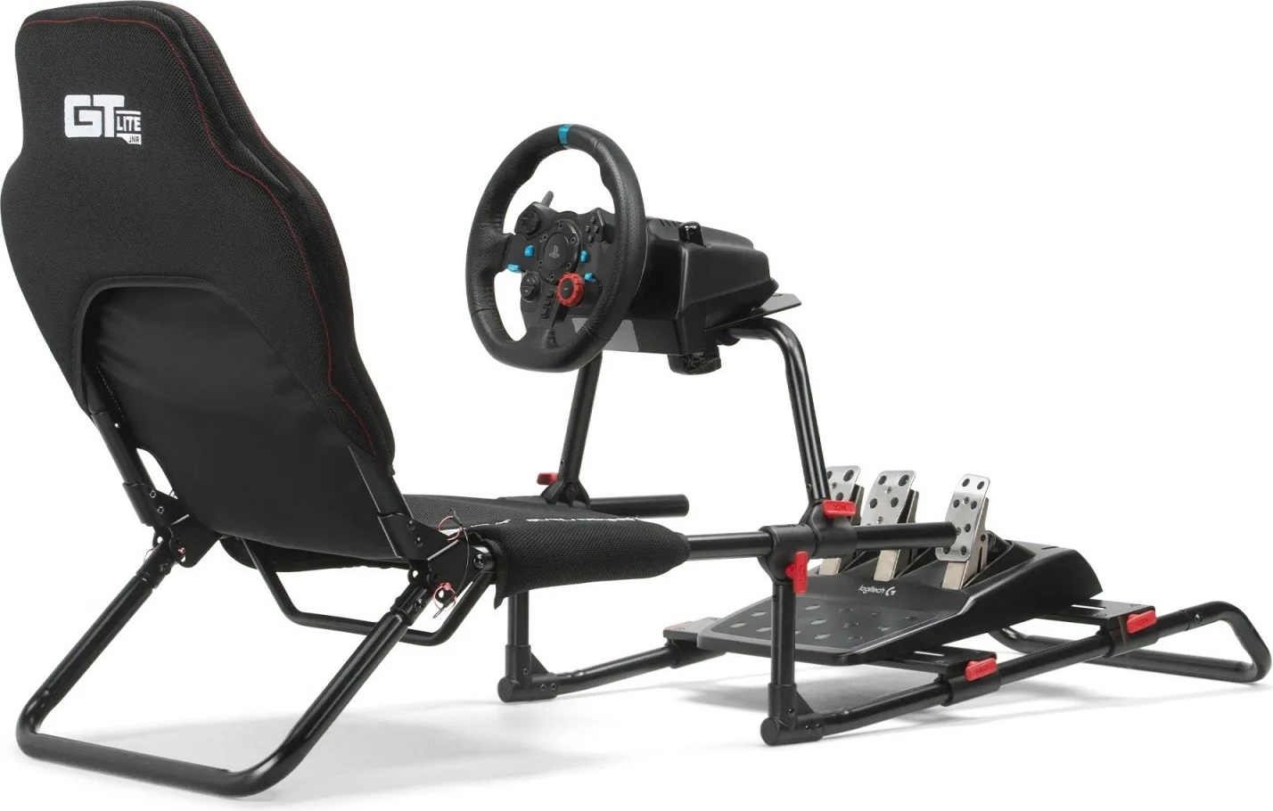 Kokpit gare për fëmijë Next Level Racing GTLite Junior, i palosshëm, i zi