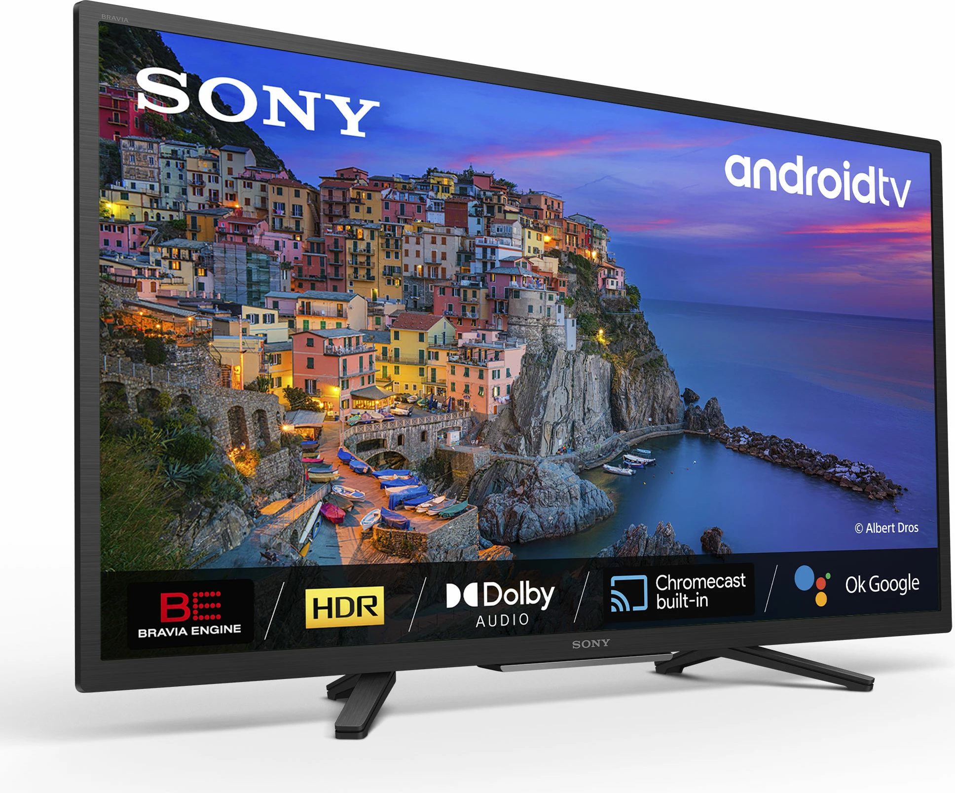 Televizor LED Sony KD32W800P1AEP 32\" HD Ready, Android TV, HDR, Chromecast, i zi