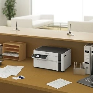 Printer Epson EcoTank M2120, Inkjet, Wi-Fi, Bardhë