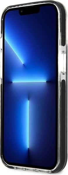 Mbështjellës Karl Lagerfeld KLHCP13STPEIKK për iPhone 13 mini 5.4", i fortë, i zi Iconik Karl