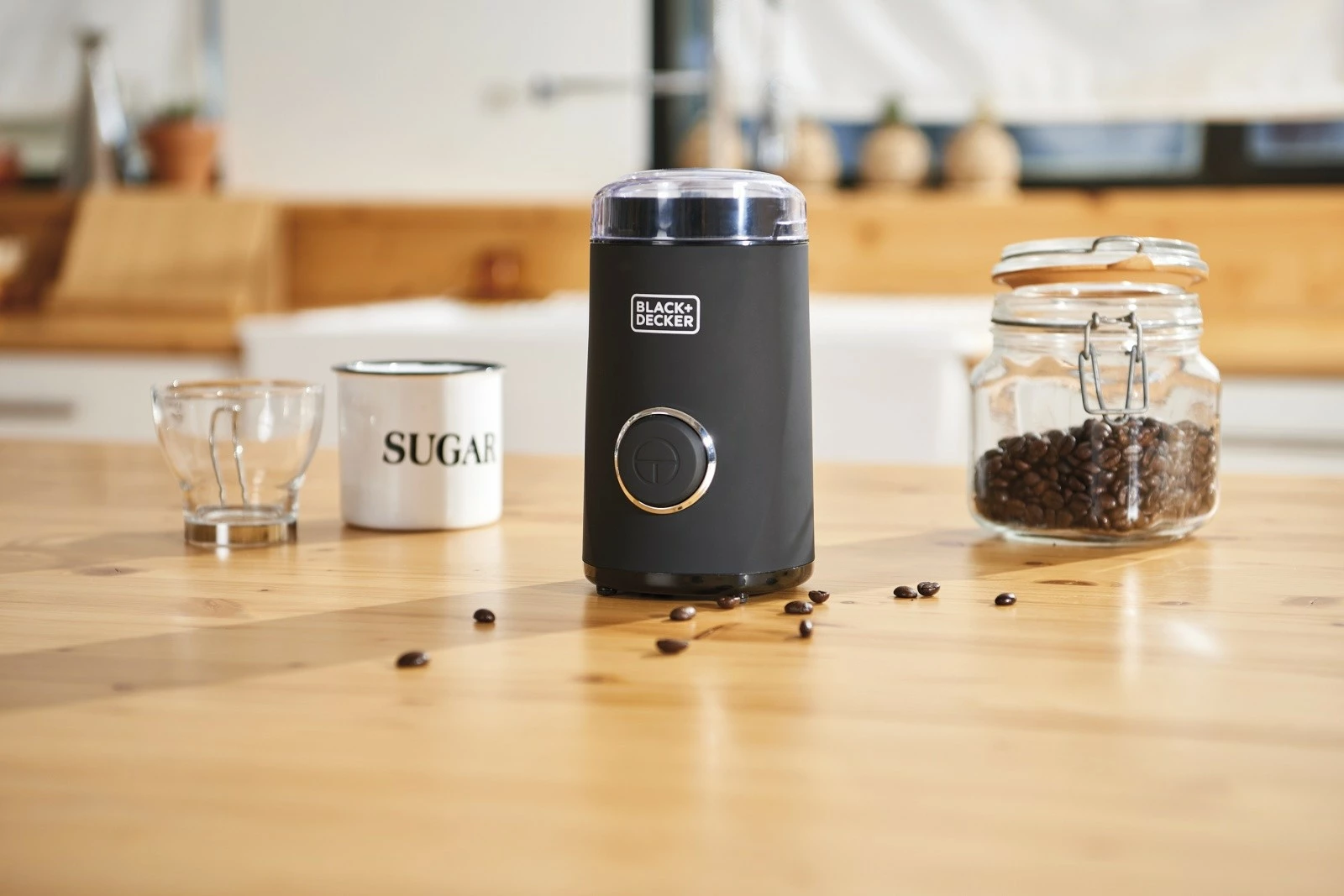 Bluarëse kafeje BLACK+DECKER BXCG150E, 150W, e zezë