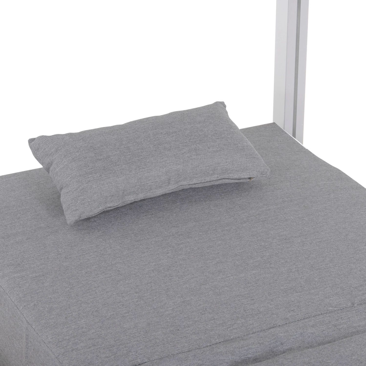 Shazllonë dyshe për plazh në formë kubi me hije GALLANT FH6097.02 alumin në të bardhë 2x2x2m