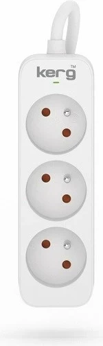 Shirit rryme KERG me 3 priza, 1.5m, 16A