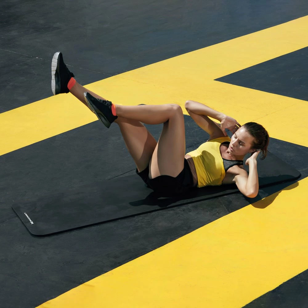 tapet ushtrimesh për yoga/fitness, Wozinsky, WNSP-PINK, 181x63x1 cm, shkumë NBR, antirrëshqitës, 900 g, rozë, me rrip dhe qese