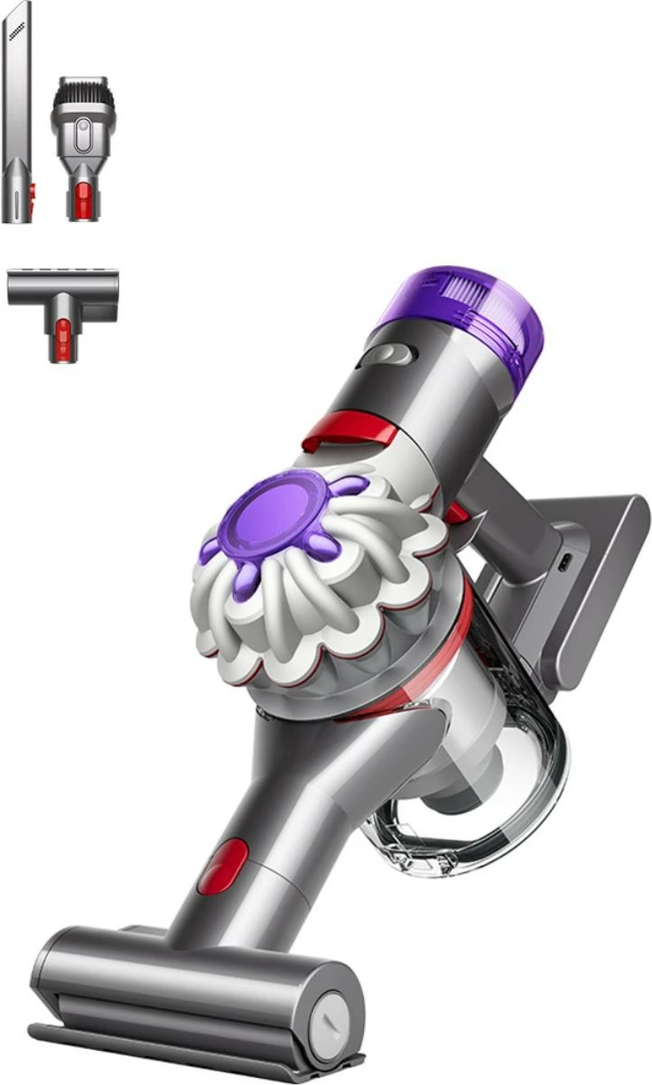 Fshesë dore Dyson Car&Boat, pa kabllo, 40 min runtime, 115 AW, gri/vjollcë