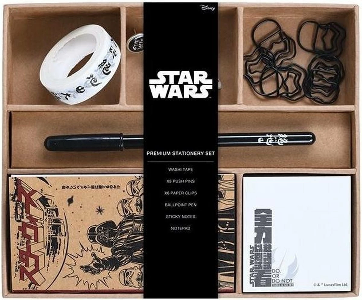 Set zyre Pyramid International Star Wars (Japanese) set shkrimi 6-në-1