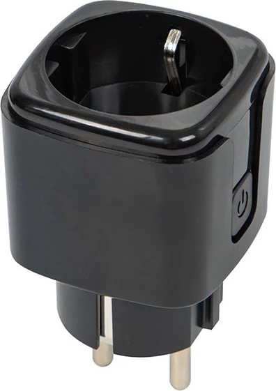 Prizë inteligjente WiFi BLOW TUYA V3, 16A, 3600W, e zezë