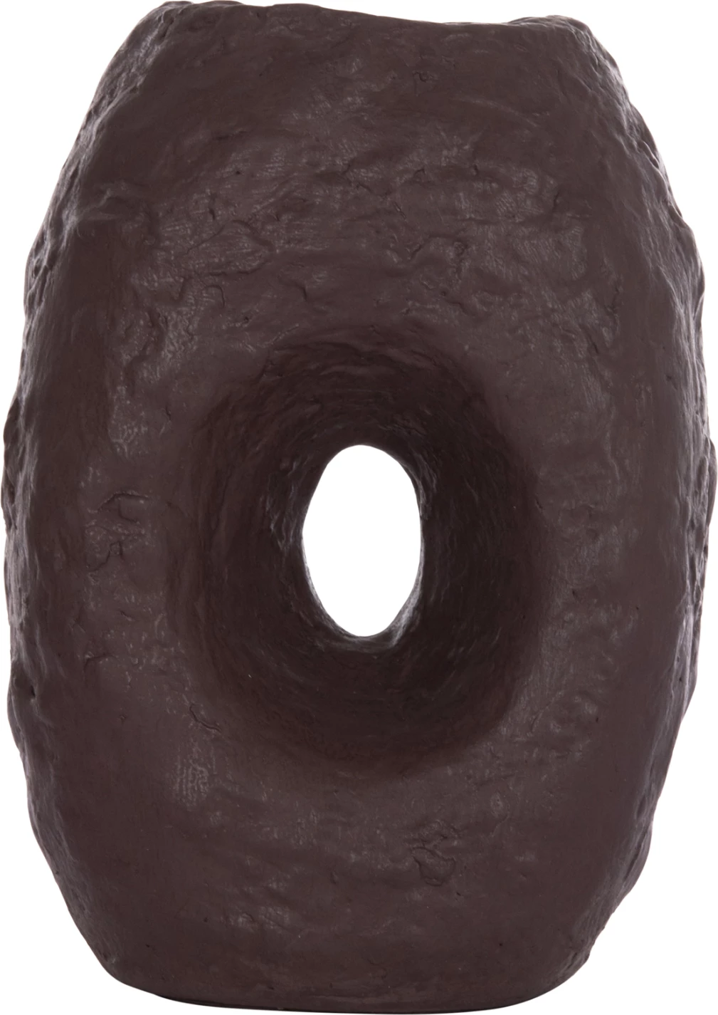Vazo dekorative tavoline NAMENTIS, terrakotë, ngjyrë çokollate, FH4673.07L, 26.5x16x36.5cm