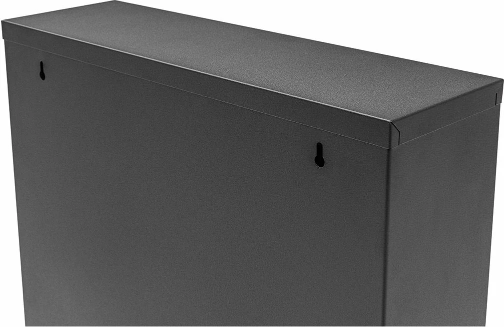 Dollap këpucësh metalik, ngjyrë e zezë, Skye Decor, Ggmbayk3003, 50x103x15cm