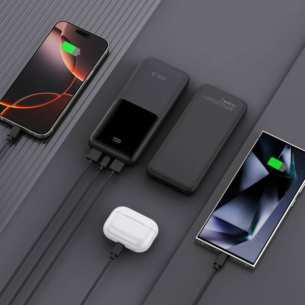 Powerbank Tech-Protect PB01 10000mAh 22.5W, e zezë
