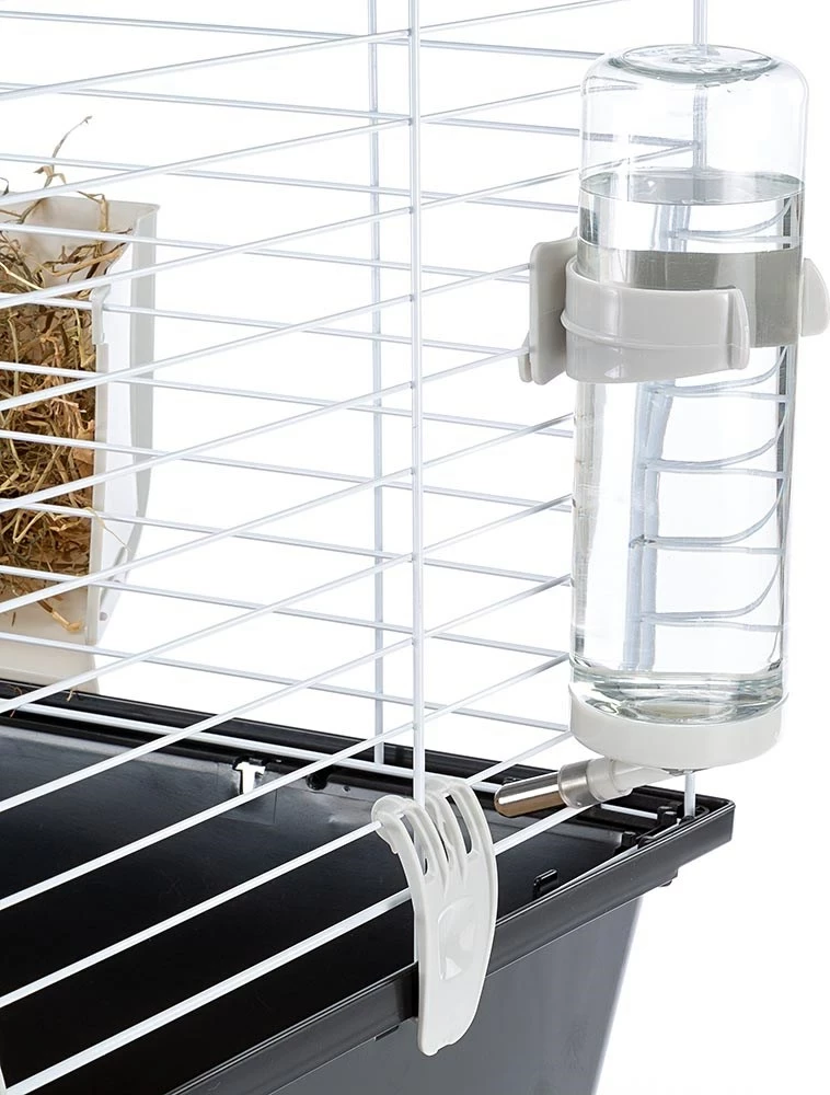 Kafaz FERPLAST Casita 120 për lepur ose kavie, 1190x580x580mm, i bardhë