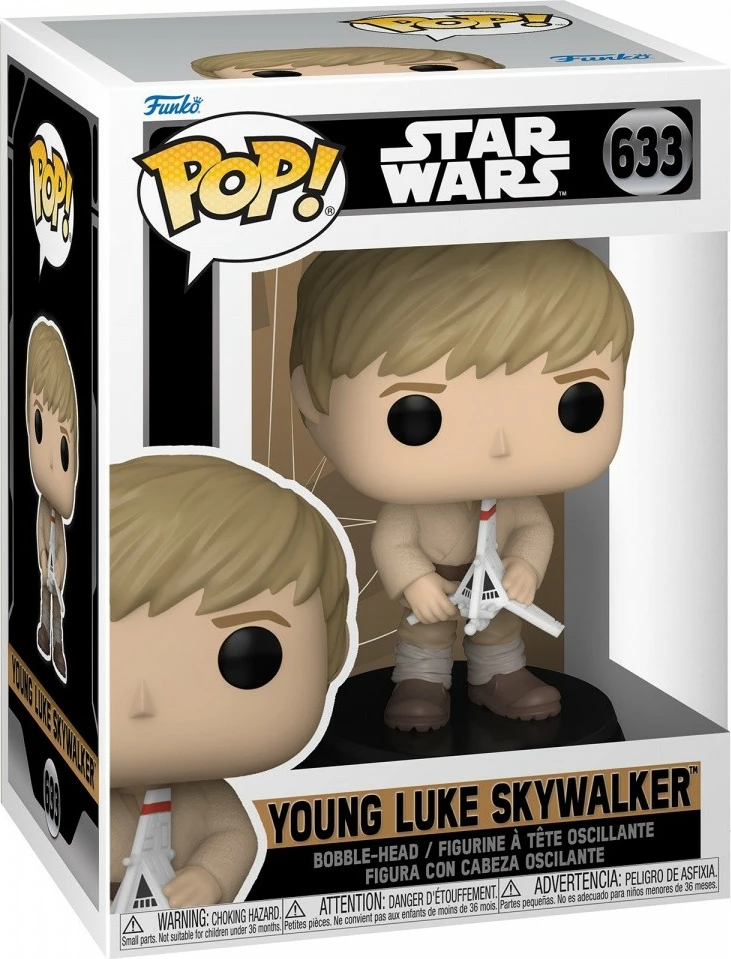Figurë Funko Pop Star Wars Young Luke Skywalker, 9 cm, vinyl