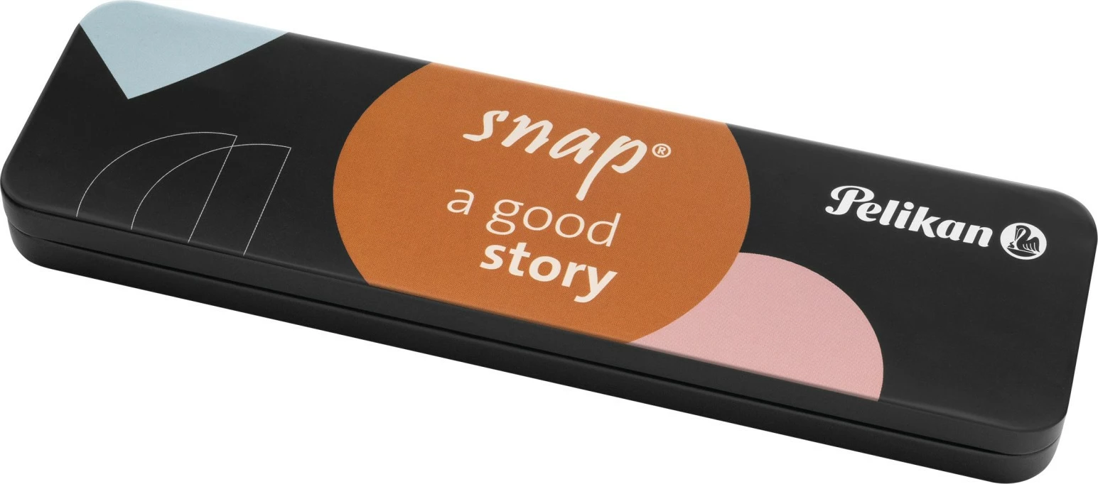 Stilolaps Pelikan Snap Metalic K10 frostblau në kuti metalike